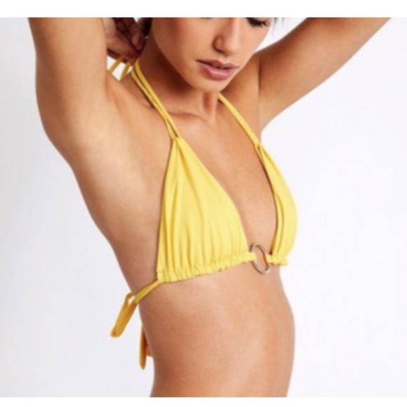 NWT BANANA MOON Oro Ring Triangle Bikini Swim Top - Picture 3 of 5